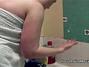 Big heavy jugged homemade giving relating give housewife
